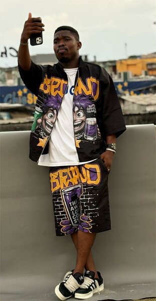 Ensemble streetwear homme décontracté