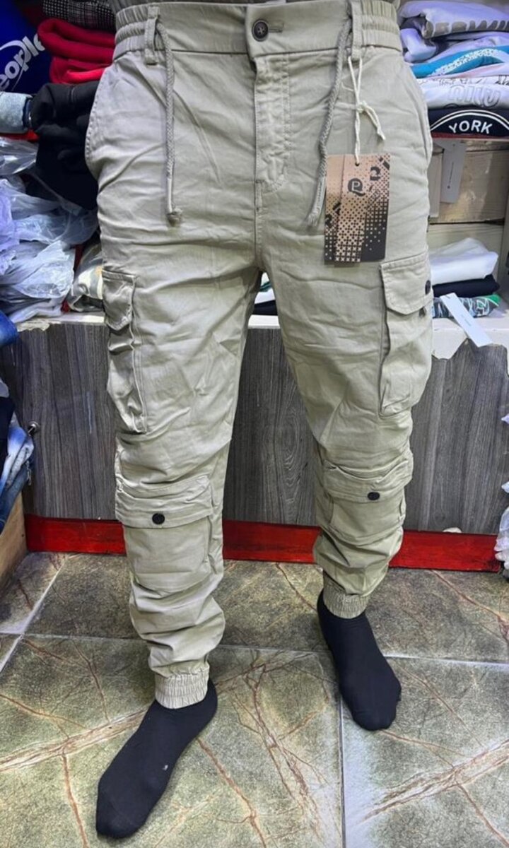 Pantalons cargo décontractés homme