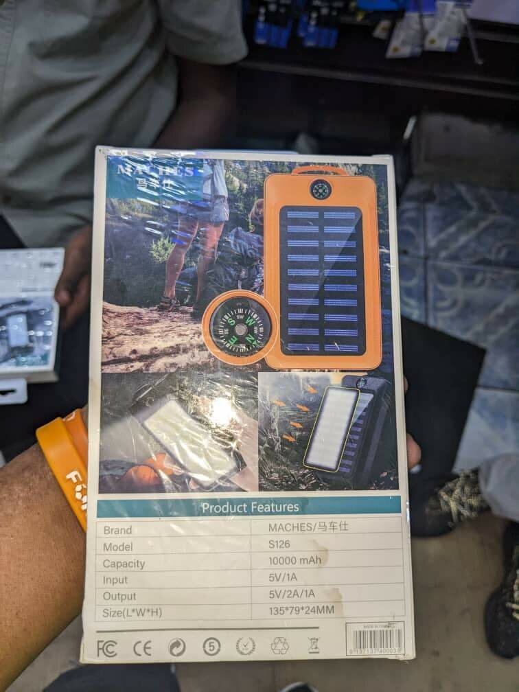 10000mAh solar power banks