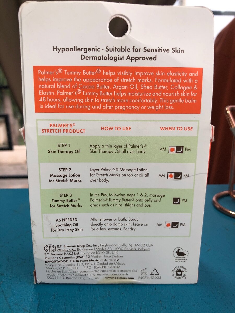 Palmers tummy butter and stretch marks