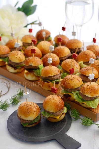 20 Mini-Burgers Apéritifs