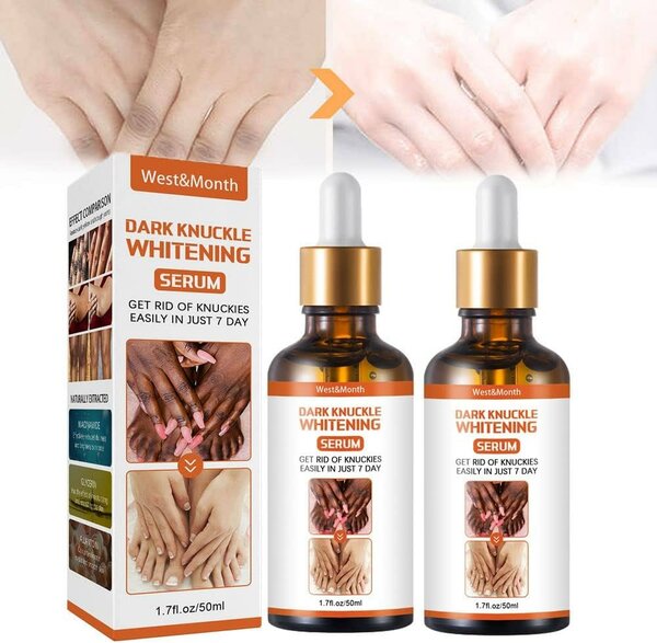 Dark knuckles whitening serum