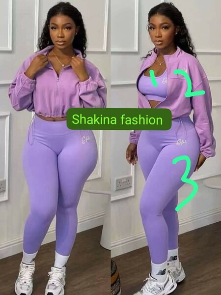 Ensemble sportif femme violet