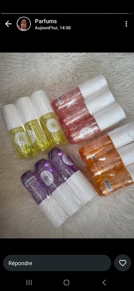Parfums déodorants spray