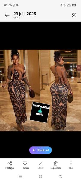 Robe élégante longue