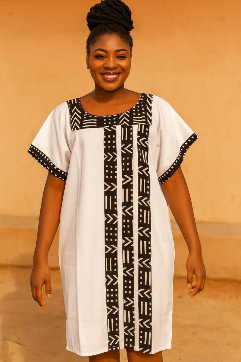 Robe ethnique en coton