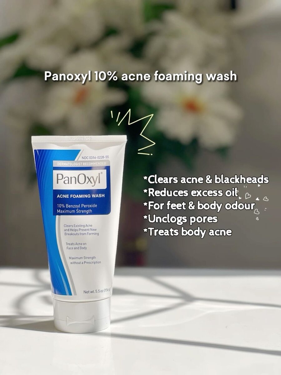 Panoxyl acné foaming wash