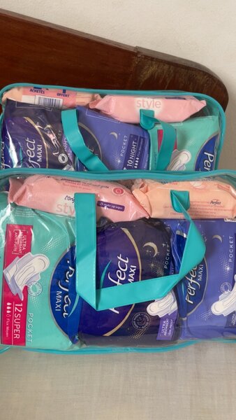 Lot de serviettes hygiéniques