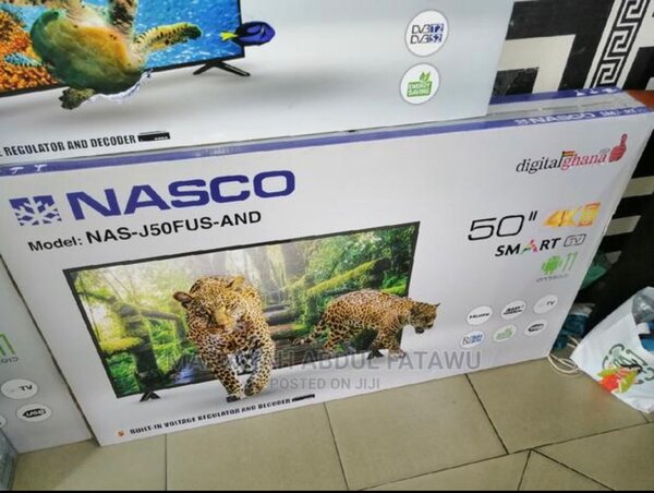 Nasco 50" Smart Satellite UHD 4K Tv