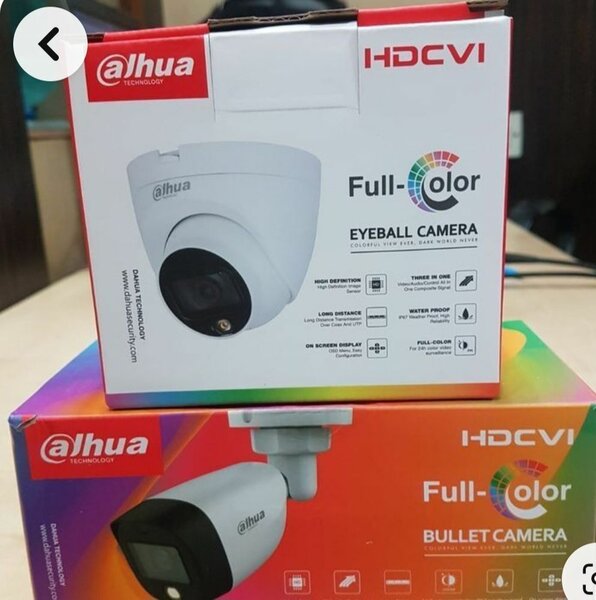 Caméra  dahoua full color 2mp dôme  et extérieur