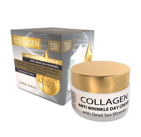 Crème de jour pour le visage au collagène