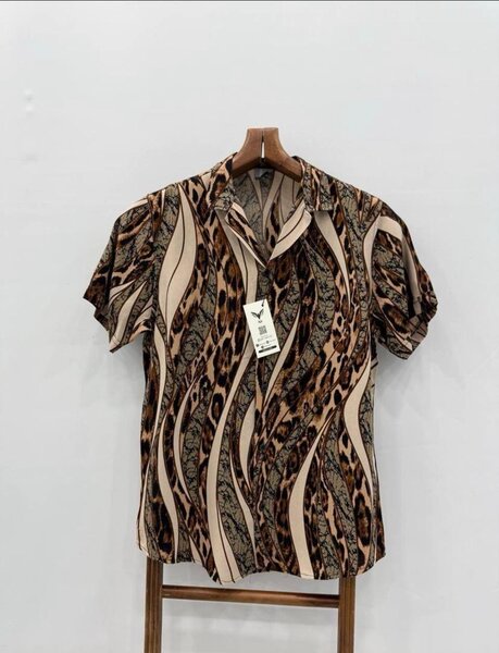 Chemise imprimée féminine