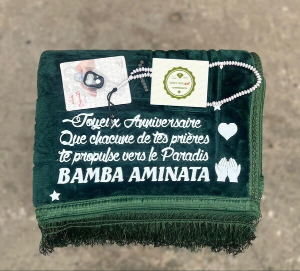Tapis de prière personnalisé