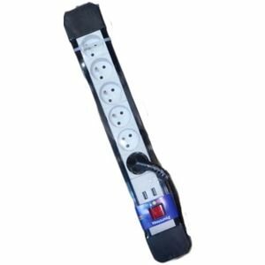 Multiprise Parafoudre 6 Prises Avec 2 Ports Usb