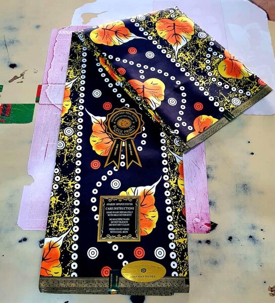 Polyester fabric with print