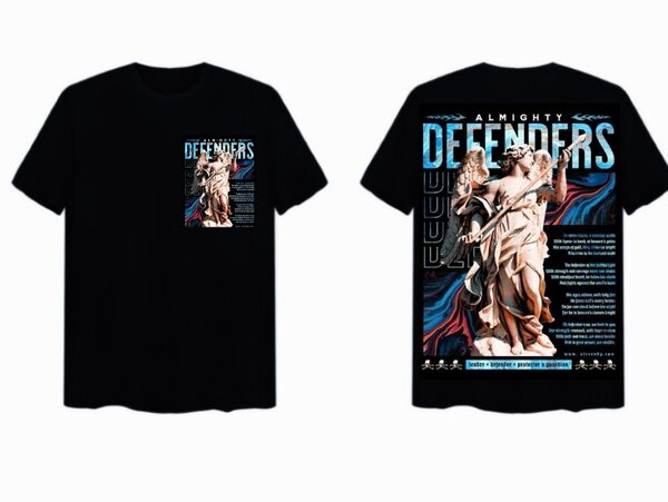 T-shirt graphique "Almighty Defenders"