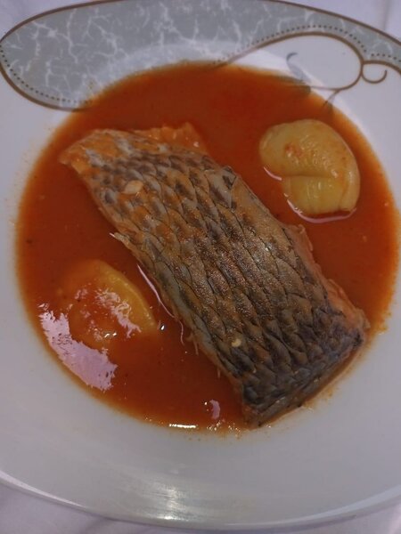 Soupe de poisson carpe
