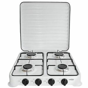 Cuisinière De Table 4 Feux Avec Couvercle .