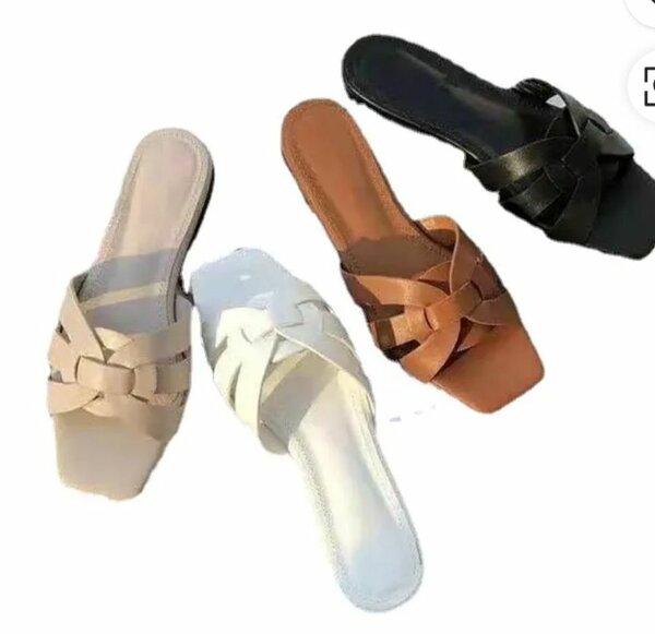 Sandales tressées tendance