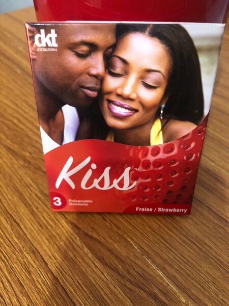 Préservatifs 3  Fraise Kiss