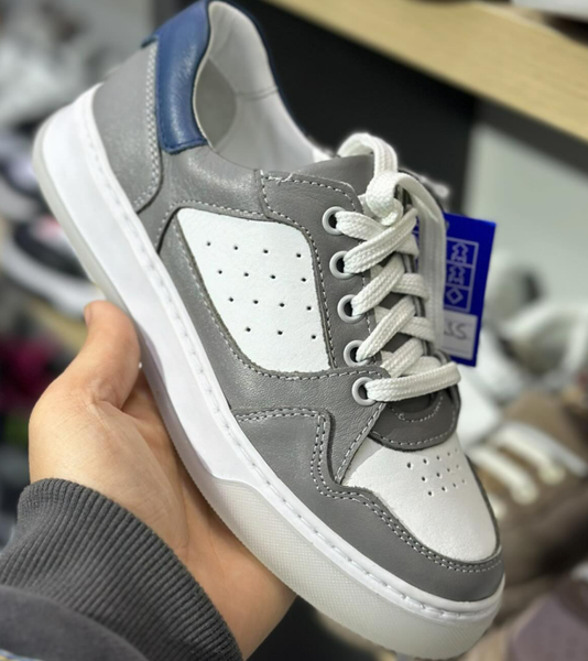 Ортопедические кеды из натуральной кожи снаружи и внутри 🔝