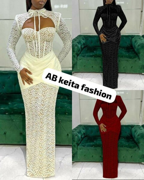 Robe longue élégante soirée