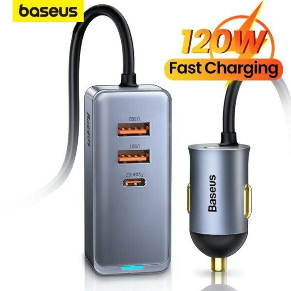 Chargeur voiture 120W Baseus