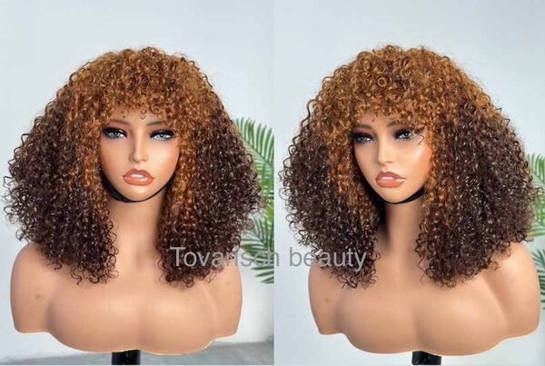 Caroline -Caramel brown curly