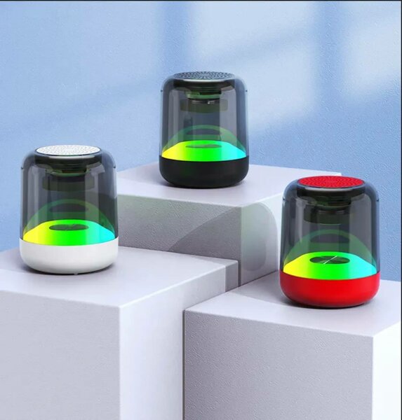 Mini haut-parleur coloré LED