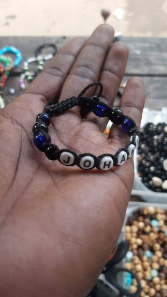 Bracelet perles personnalisable