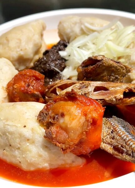 Notre plat de DOKOUNOU