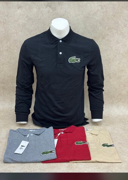 Polos Homme à Manches Longues