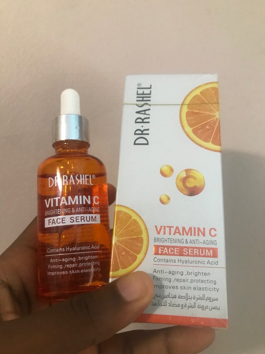 Dr. Rashel face serum and cream