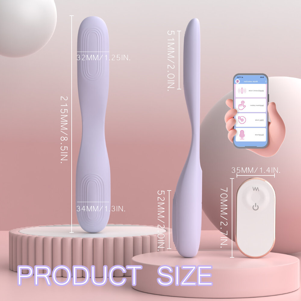 Vibromasseur Double Tête Flexible