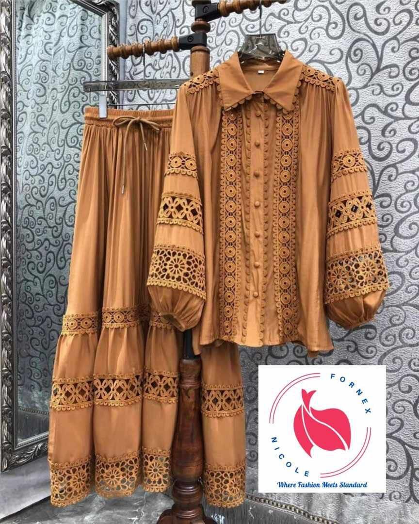 Classy top and skirt