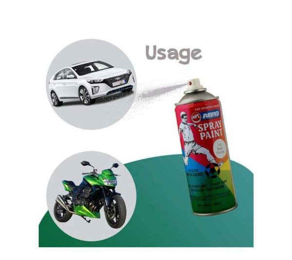 La Peinture Abro Spray en aérosol Noir brillant 011