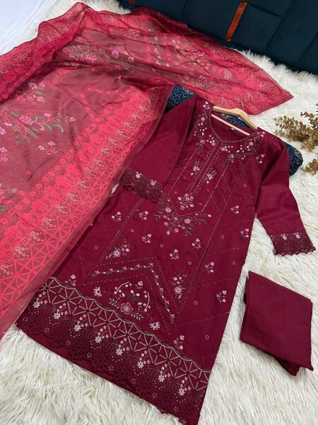 Doria lawn stuff 3 pc suit