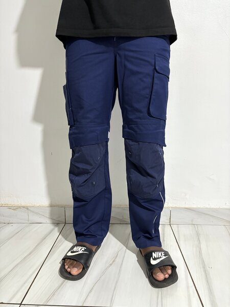 Pantalon cargo homme bleu