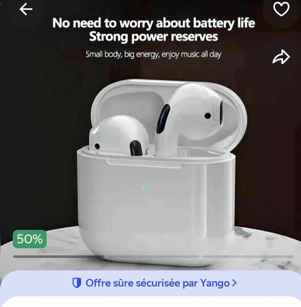 Écouteurs sans fil Bluetooth