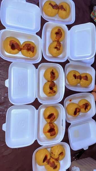 Beignets farcis épicés