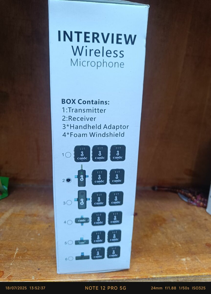 Microphone Interview Double Candc