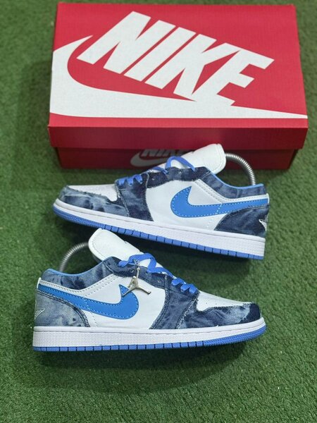 Nike Sneakers Denim Bleu