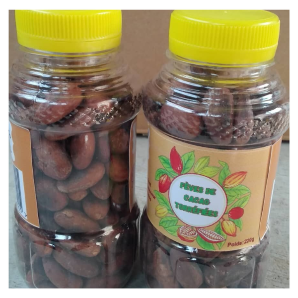 Fèves de cacao torréfiées