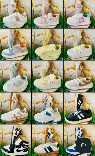 Baskets tendance unisexes