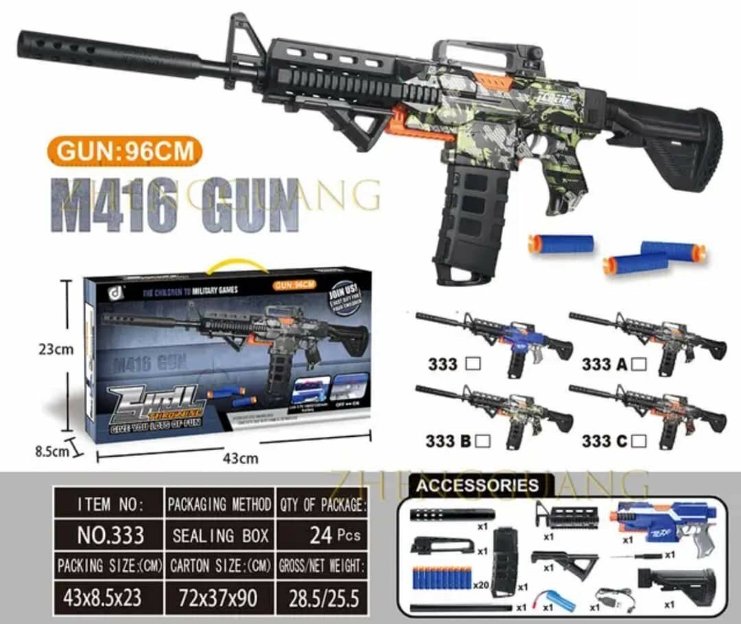 Pistolet M416 Plastique jouet