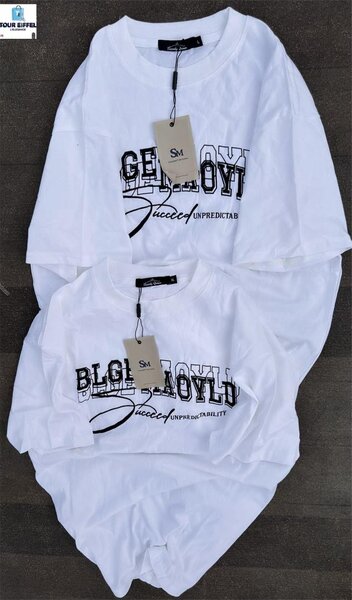 T-shirts Blancs Unisexes Imprimés