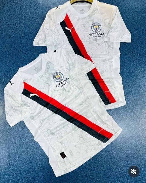 Maillot de Foot Blanc Manchester