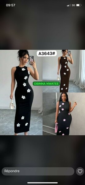 Robe longue à fleurs élégante