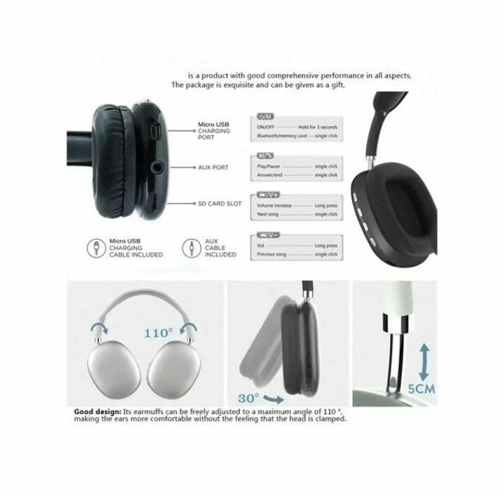 Casque Audio Sans Fil Confortable