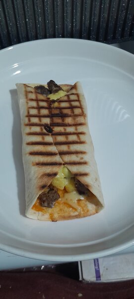 Wrap grillé savoureux
